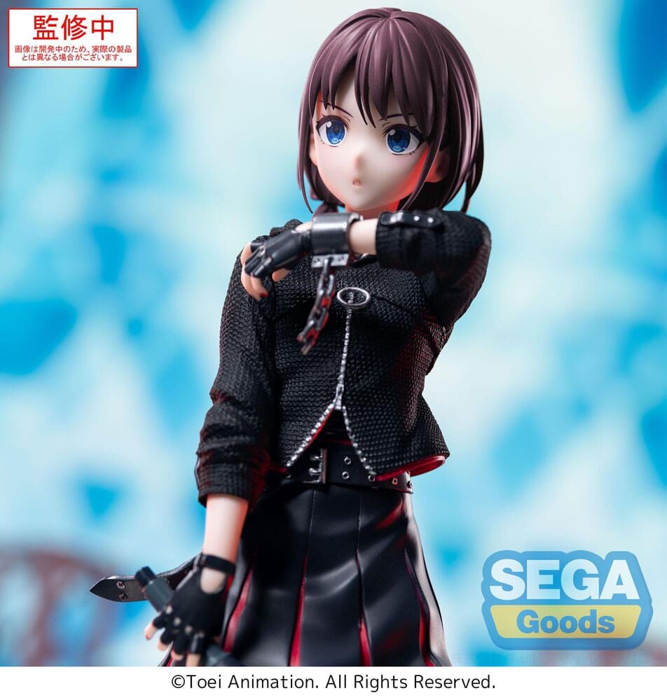 Figura de Nina Iseri de Girls Band Cry con atuendo negro y detalles rojos - 5