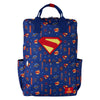 Mochila azul de nylon Loungefly con diseño estampado de Superman