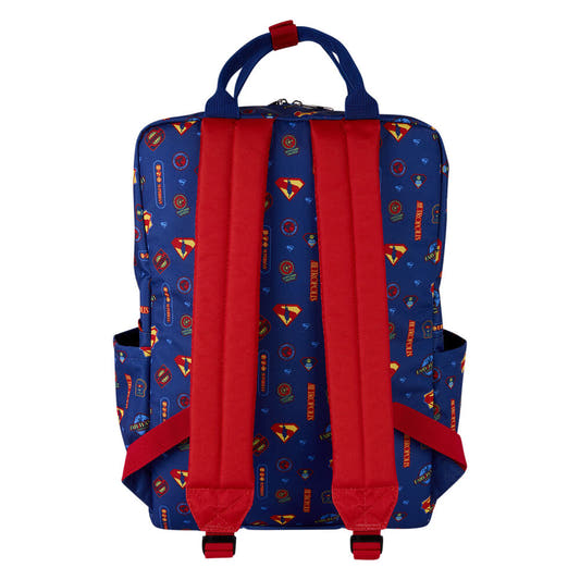 Mochila azul de nylon Loungefly con diseño estampado de Superman - 3