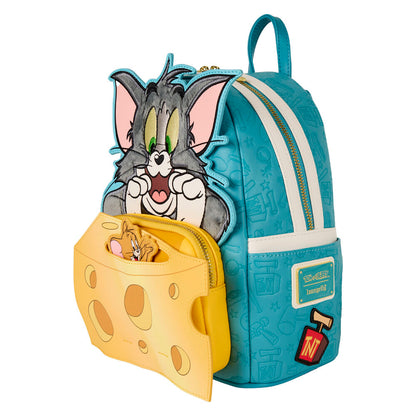 Mochila Loungefly de Tom y Jerry con bolsillo frontal de queso - 2