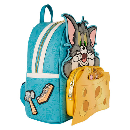Mochila Loungefly de Tom y Jerry con bolsillo frontal de queso - 3