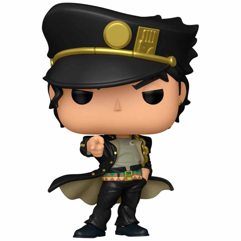Figura FUNKO POP! de Jotaru Kujo con uniforme negro y detalles dorados