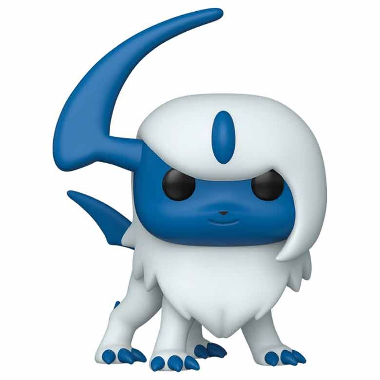 Figura Funko POP! de Absol Pokémon en blanco y azul