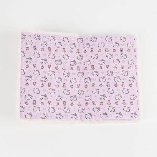 Cuaderno de peluche rosa de Hello Kitty con lazo - 4