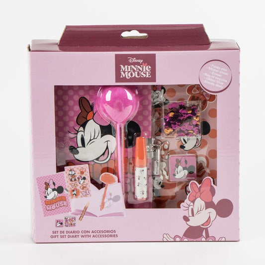 Set de diario Minnie Disney con accesorios de papelería - 2