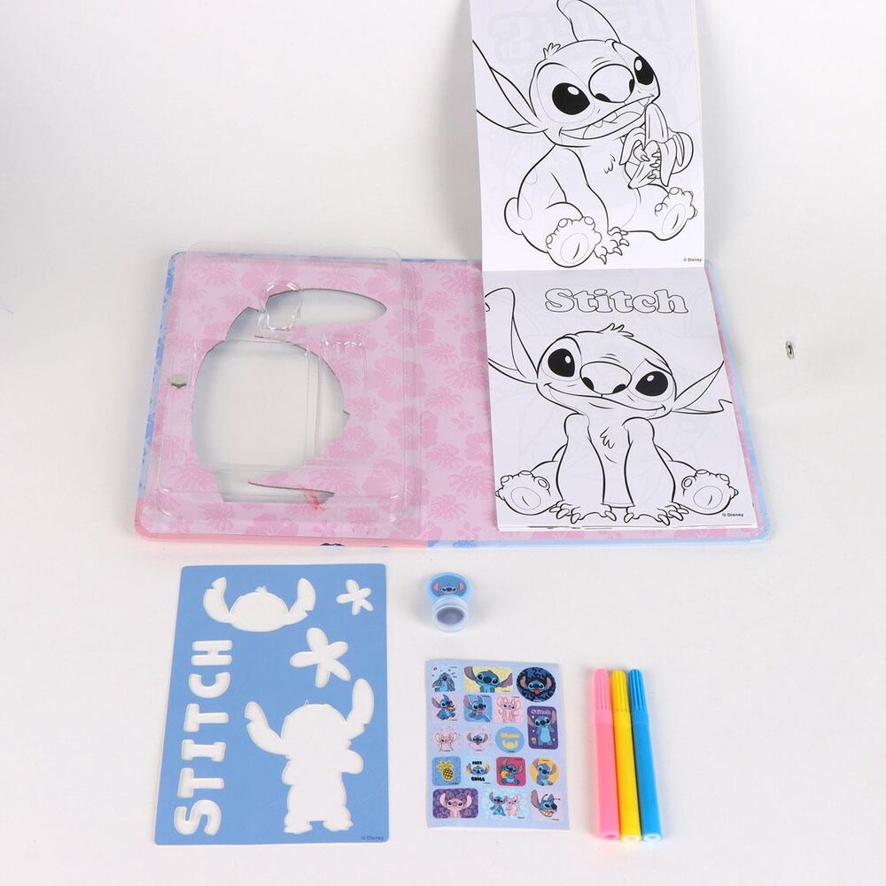 Set de cuaderno Stitch Disney CERDÁ en tonos azules - 4