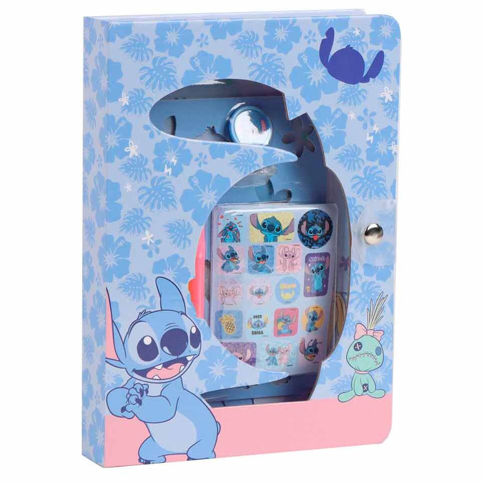 Set de cuaderno Stitch Disney CERDÁ en tonos azules
