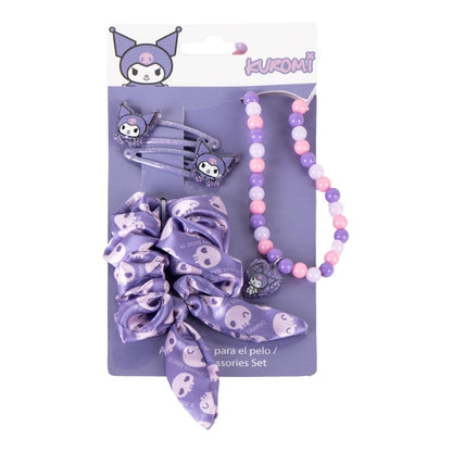 Set de accesorios para el pelo Kuromi en tonos morados