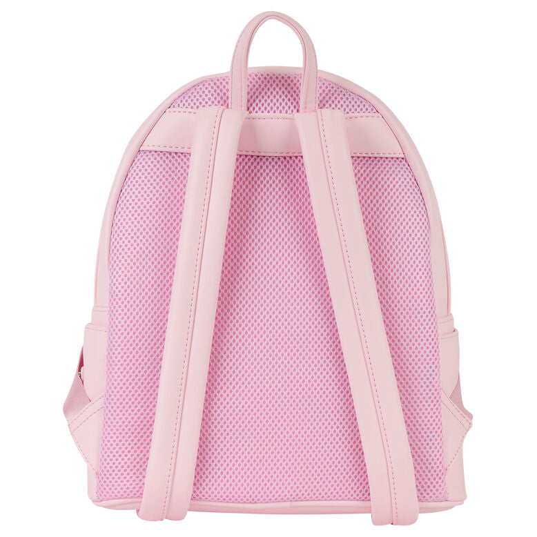 Mochila rosa de Minnie Disney Loungefly con lazo 3D iridiscente - 5