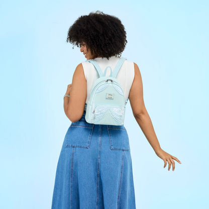 Mini mochila azul claro de Cenicienta Disney Loungefly con detalles de tul - 5