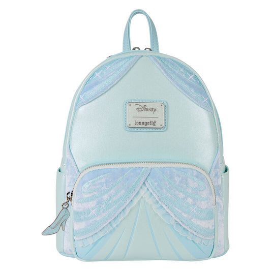 Mini mochila azul claro de Cenicienta Disney Loungefly con detalles de tul
