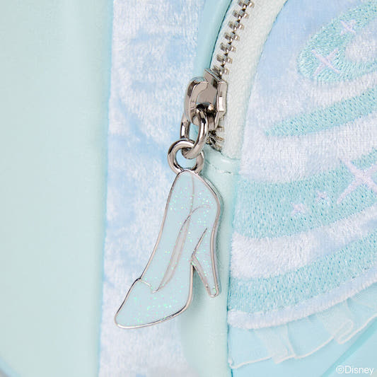 Mini mochila azul claro de Cenicienta Disney Loungefly con detalles de tul - 7