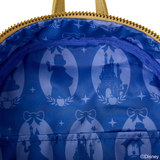Mini mochila Loungefly de Blancanieves Disney en terciopelo azul - 4