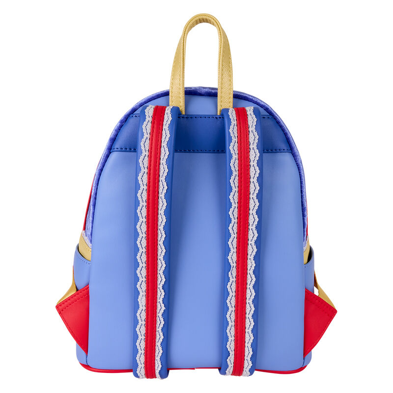 Mini mochila Loungefly de Blancanieves Disney en terciopelo azul - 3