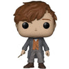 Figura Funko POP! de Newt Scamander con varita