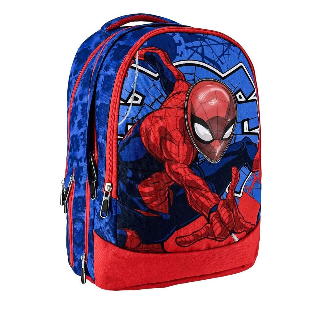 Mochila escolar azul y roja de Spider-Man Marvel