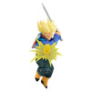 Figura de Trunks de Dragon Ball Z con espada y efecto de energía amarillo