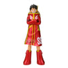 Figura de Monkey D. Luffy de One Piece con atuendo rojo