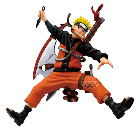 Figura de Naruto Uzumaki Vibration Stars en pose de acción
