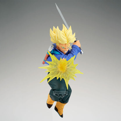 Figura de Trunks de Dragon Ball Z con espada y efecto de energía amarillo - 2
