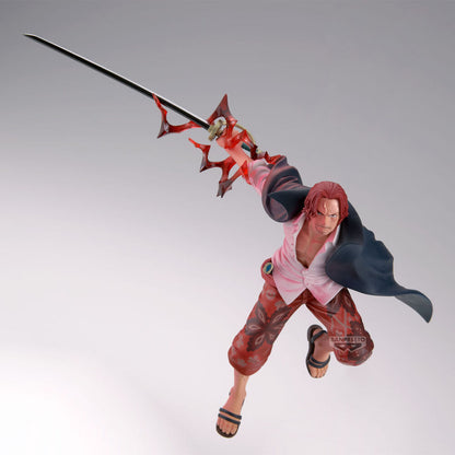 Figura de Shanks de One Piece con espada en pose de combate - 2