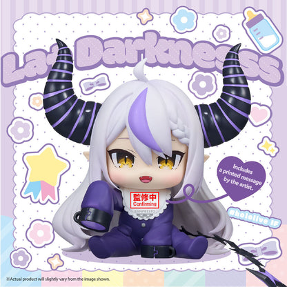 Figura chibi BANPRESTO de La+ Darknesss con cuernos negros y morados - 2