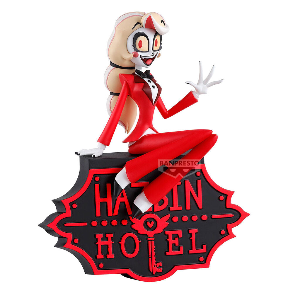 Figura de Charlie Morningstar de Hazbin Hotel sobre una placa decorativa - 2