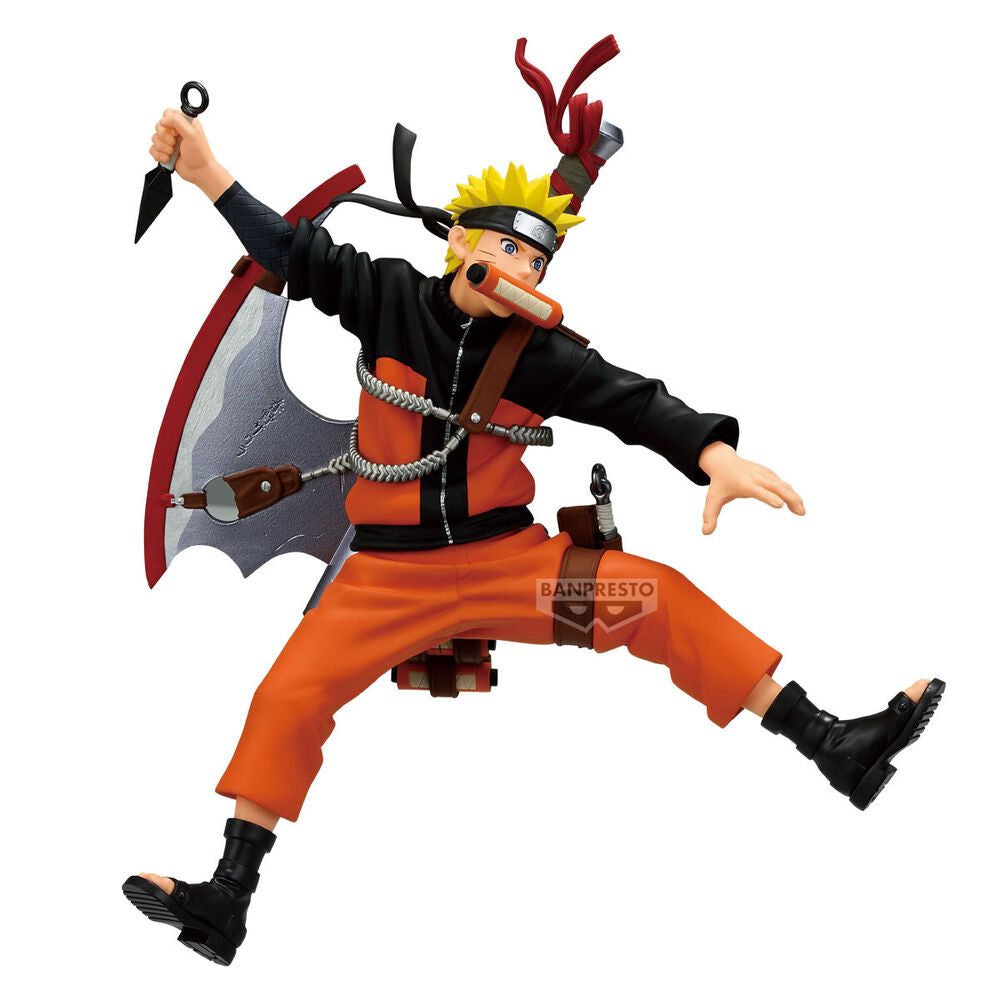 Figura de Naruto Uzumaki Vibration Stars en pose de acción - 2