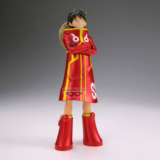 Figura de Monkey D. Luffy de One Piece con atuendo rojo - 3
