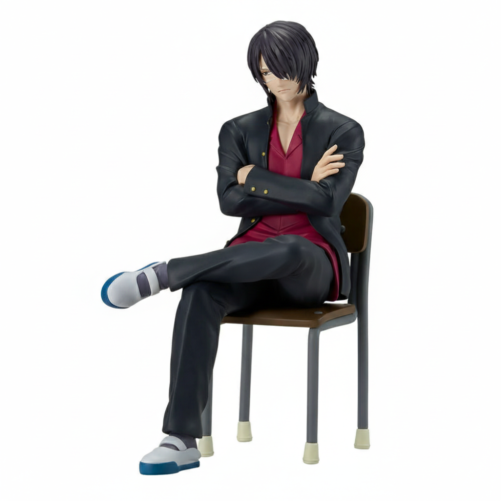 Figura de Shinsuke Takasugi de Gintama sentado en una silla