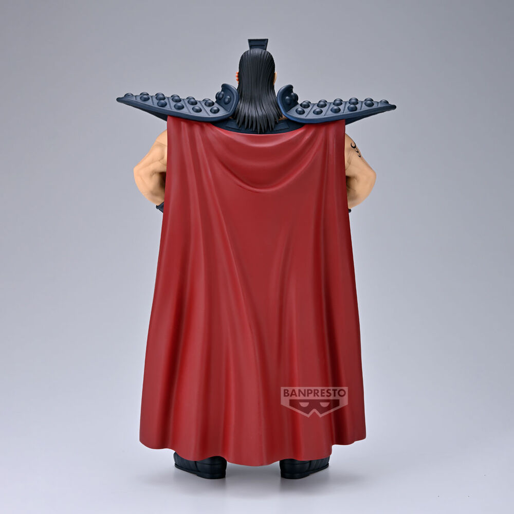 Figura de Ohki de Kingdom con armadura y capa roja - 3
