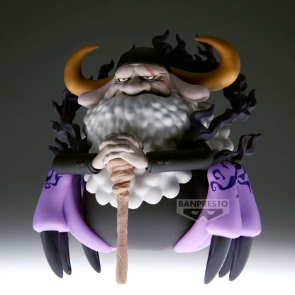 Figura de St. Jaygarcia Saturn de One Piece con cuernos, barba blanca y bastón - 4