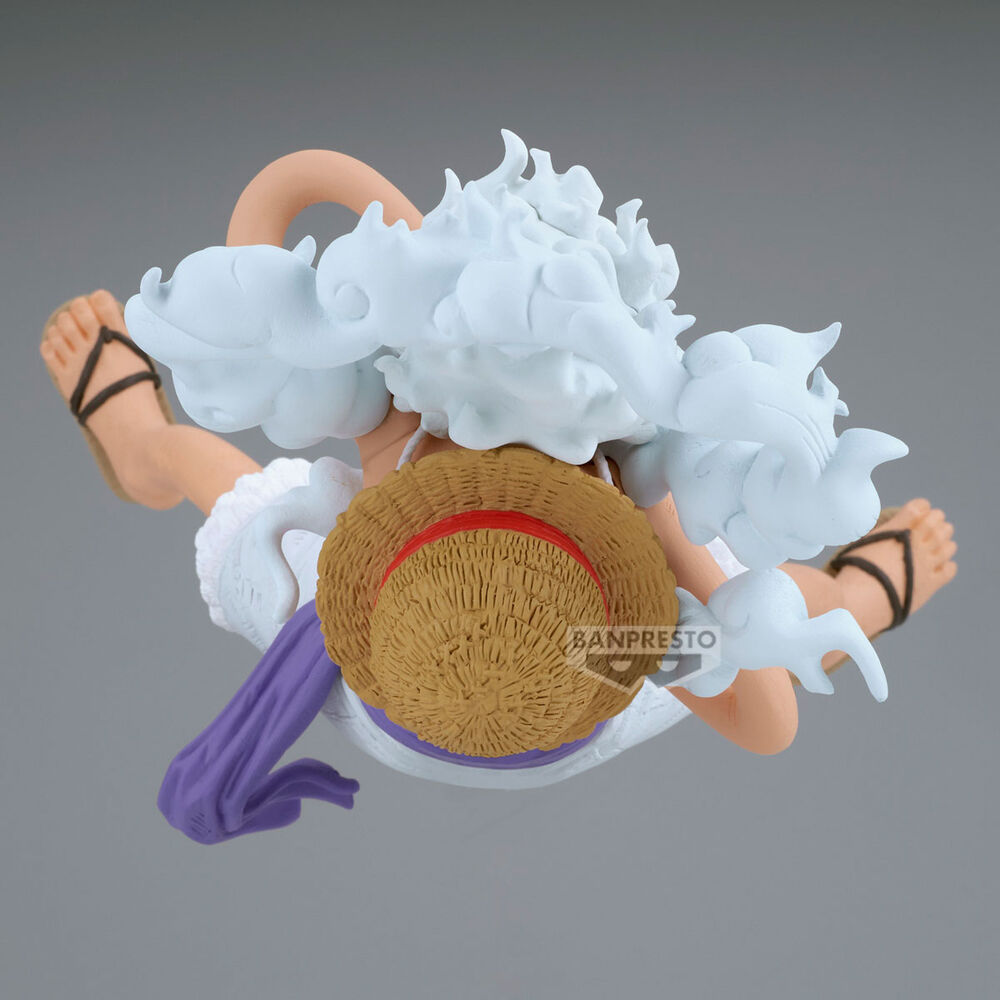 Figura de Monkey D. Luffy Gear 5 III de One Piece en pose dinámica - 4