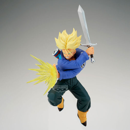 Figura de Trunks de Dragon Ball Z con espada y efecto de energía amarillo - 5