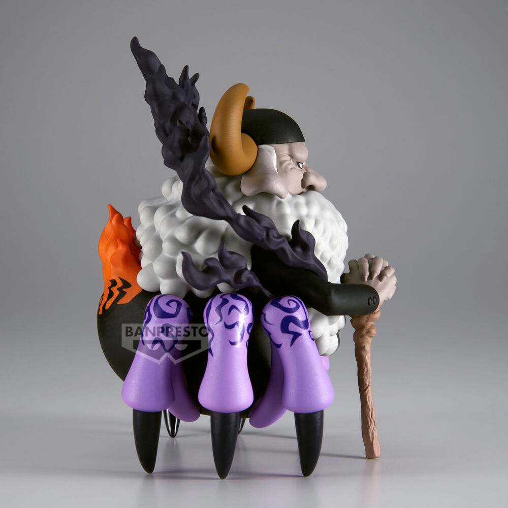 Figura de St. Jaygarcia Saturn de One Piece con cuernos, barba blanca y bastón - 5
