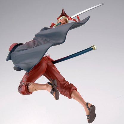Figura de Shanks de One Piece con espada en pose de combate - 5