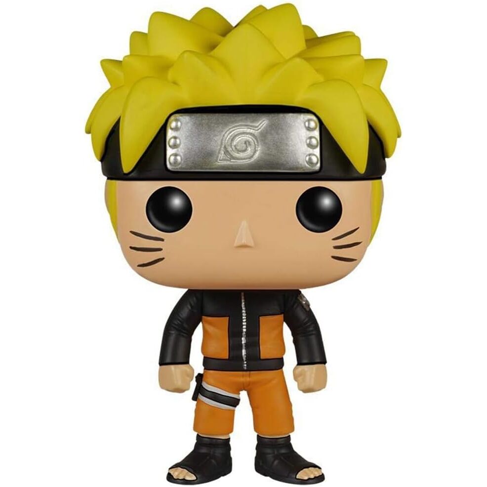 Figura Funko POP! de Naruto Shippuden con atuendo naranja y negro
