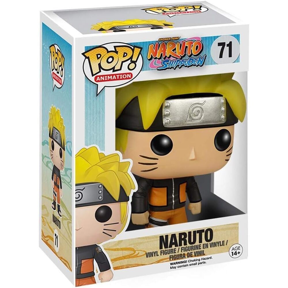 Figura Funko POP! de Naruto Shippuden con atuendo naranja y negro - 3