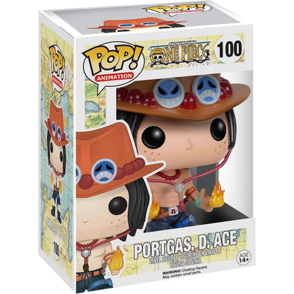 Figura Funko POP de Portgas D. Ace con llamas en las manos - 3