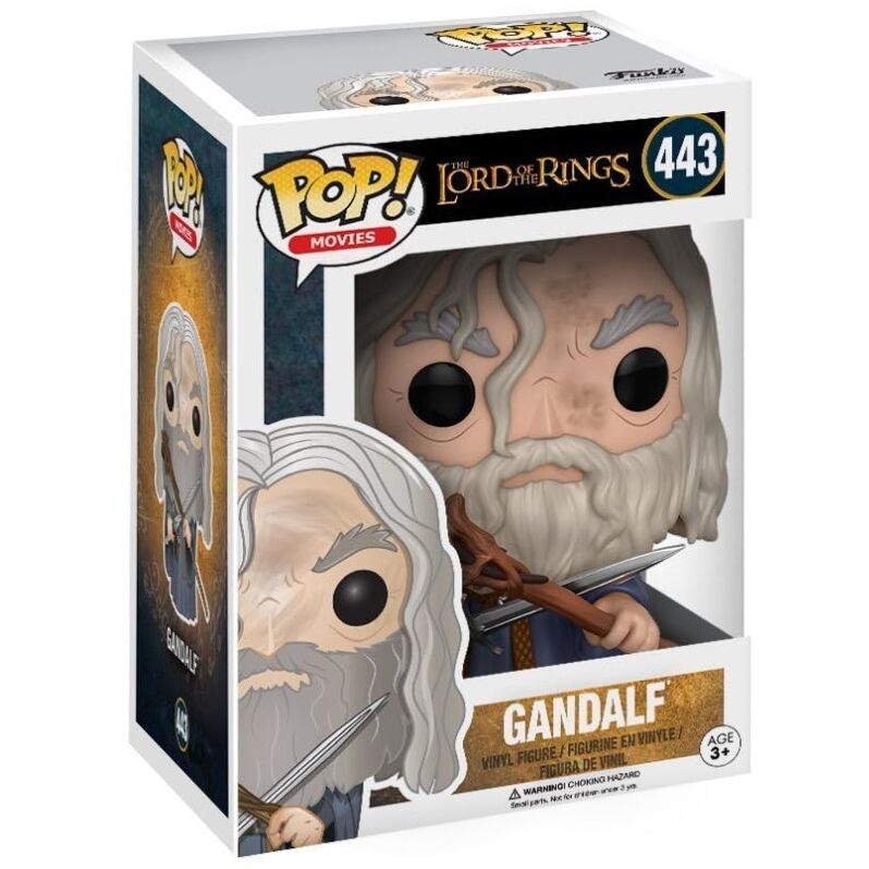 Figura FUNKO POP! de Gandalf con bastón y espada - 3