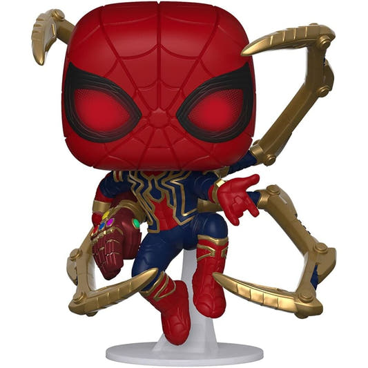Figura Funko POP! de Iron Spider con Nano Guantelete y brazos mecánicos dorados