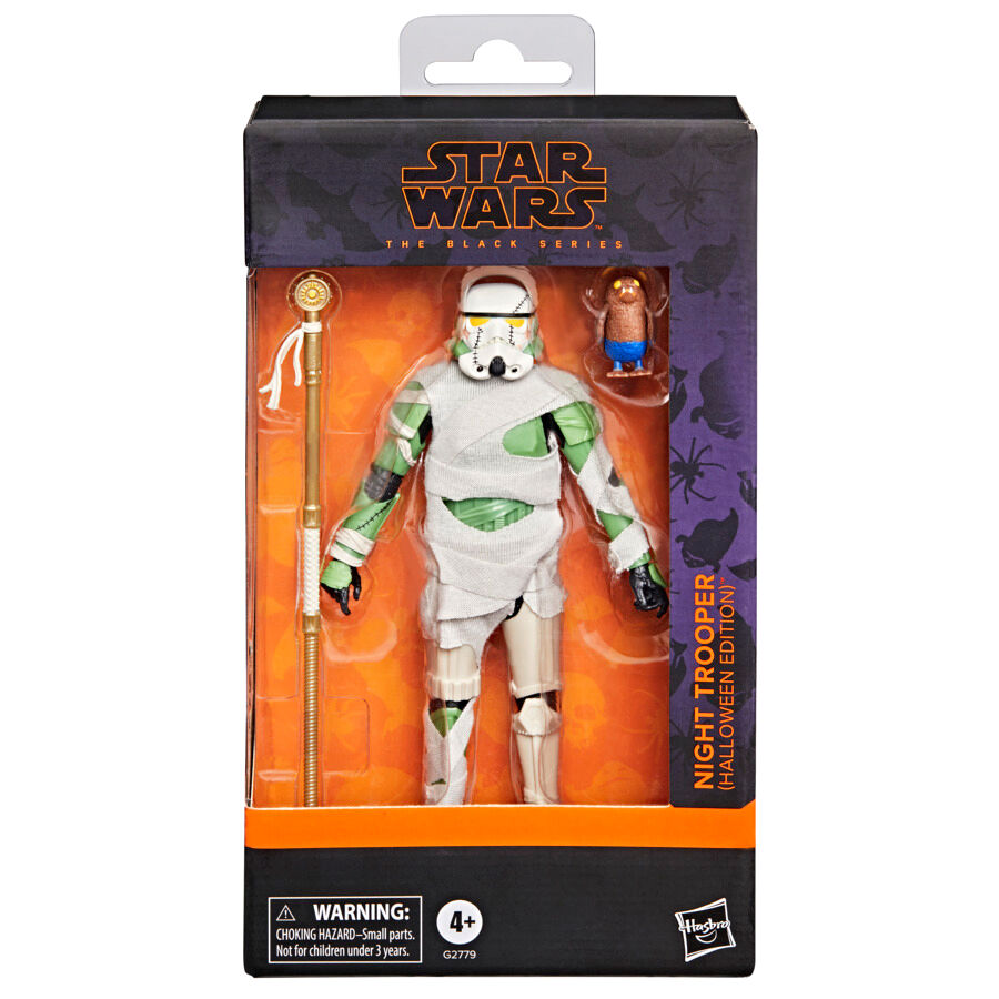 Figura Night Trooper Star Wars The Black Series de 15 cm con bastón - 2