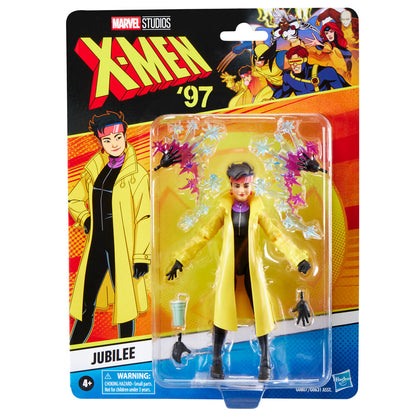 Figura articulada de Jubilee de X-Men '97 con abrigo amarillo y efectos de poder - 2