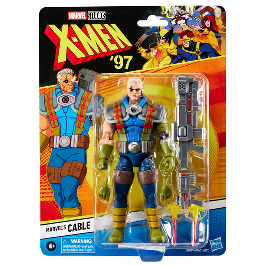Figura articulada de Cable de X-Men '97 con arma futurista - 2