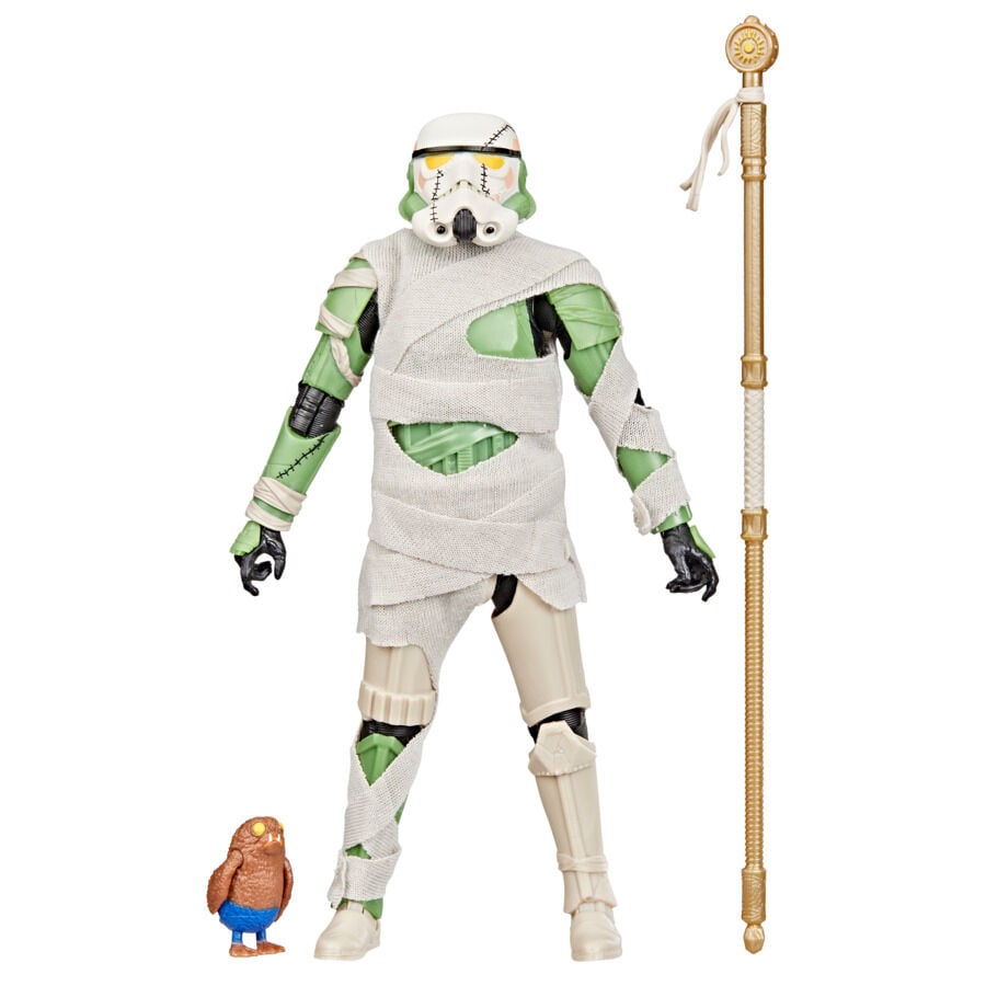 Figura Night Trooper Star Wars The Black Series de 15 cm con bastón