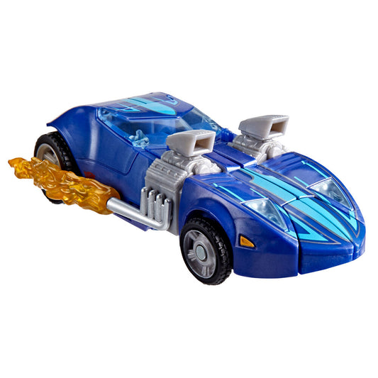 Coche Hot Wheels Transformers Twin Mill azul en blíster - 2