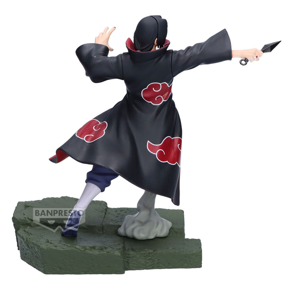 Figura de Itachi Uchiha de Naruto Shippuden con atuendo de Akatsuki - 4