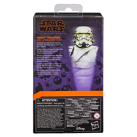 Figura Night Trooper Star Wars The Black Series de 15 cm con bastón - 5