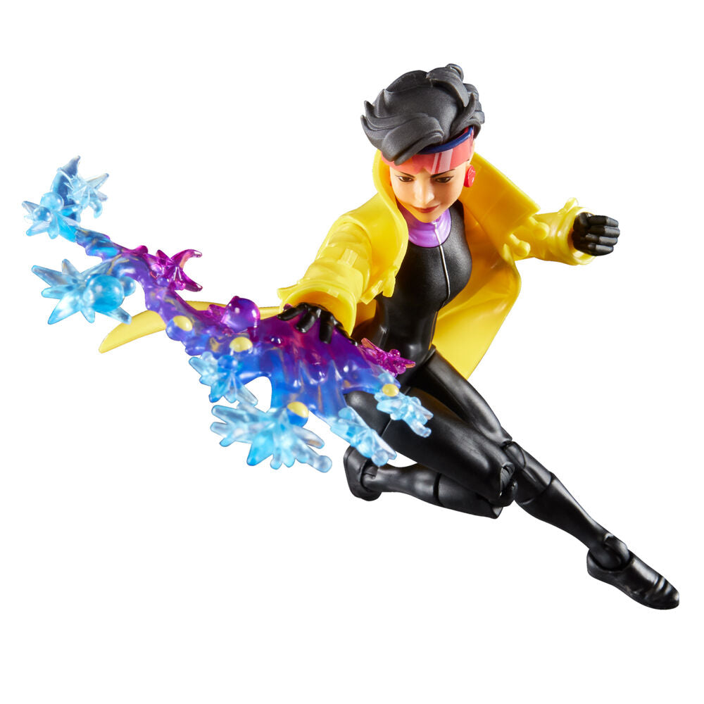 Figura articulada de Jubilee de X-Men '97 con abrigo amarillo y efectos de poder - 5