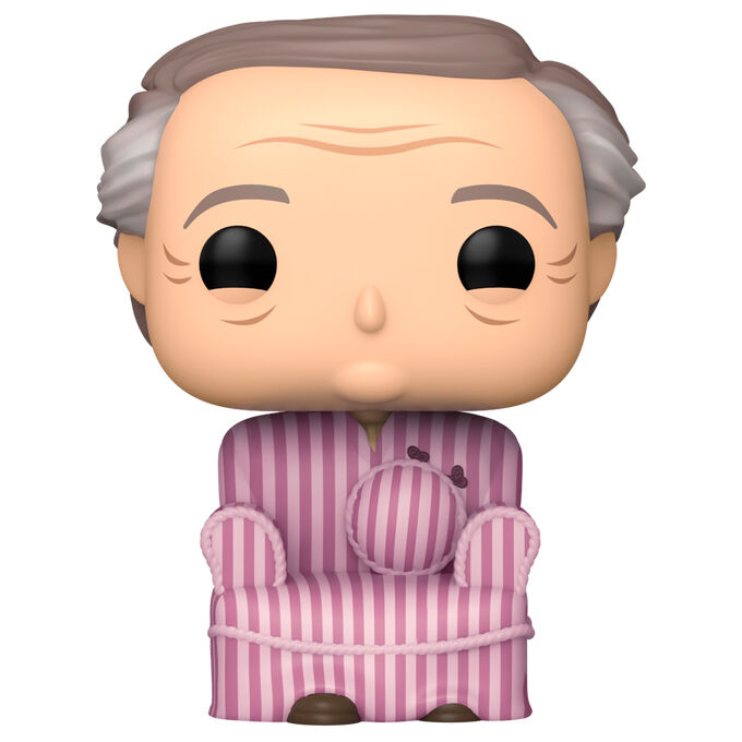 Figura Funko POP Premium de Horace Slughorn con atuendo de rayas rosas